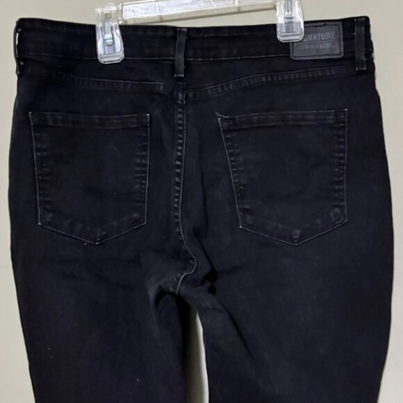 Signature by Levi Strauss High-Rise Skinny Jeans – Black Denim - Picture 4 of 5